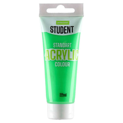 Picture of STUDENT ACRYLIC PAINT 22ML NEON GREEN